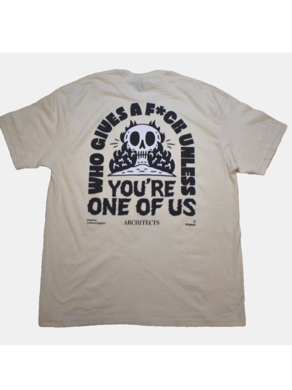 Architects Mens Whip Lash Who Gives A F Unless You're One Of Us Shirt New 2XL
